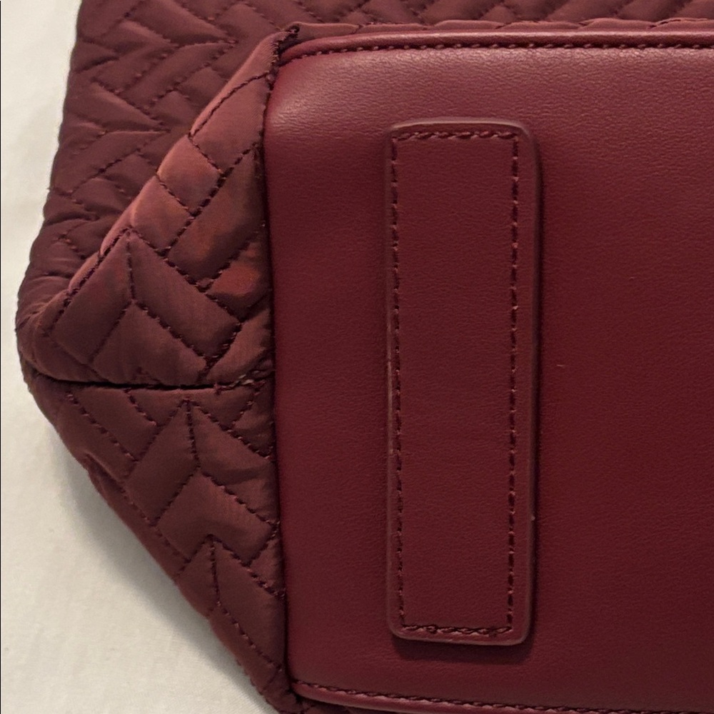 Radley London Barge Walk Medium Zip Top Multiway bag burgundy color shopper tote - Picture 11 of 16